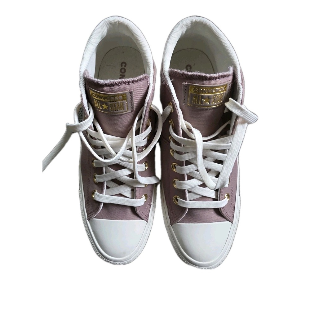Converse Chuck Taylor All Star Mid Pink Gold Women's Size 9.5 - Picture 2 of 10